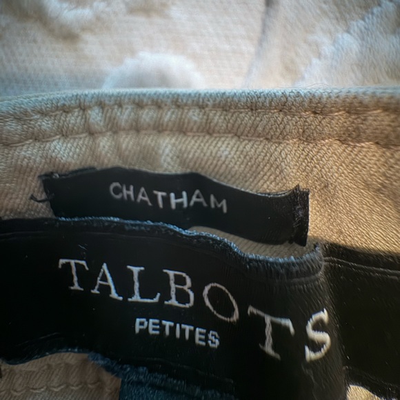 Talbots Chatham khaki pants. Size 6P - Picture 2 of 10